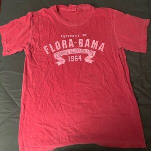 Comfort Colors Red 'Flora-Bama 1964' Graphic Short Sleeve Tee